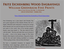 Tablet Screenshot of fritzeichenbergprints.com